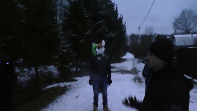 Фурри ночью на даче! Fursuit Walk 18+ ✂ Irruan