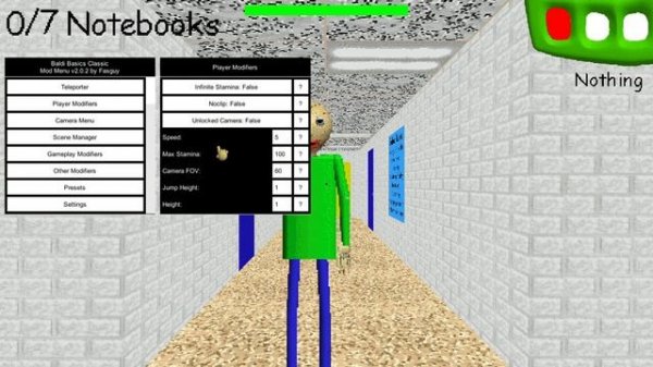 Baldi's Basics Mod Menu v2.0.2 Update