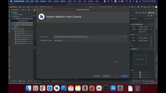 Convert App Module to .AAR Library Module and Using it смотреть онлайн
