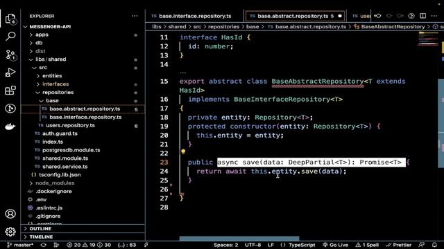 NestJS Abstract Repository Pattern