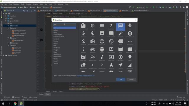 Implementing Navigation Drawer in Android App using Kotlin смотреть онлайн