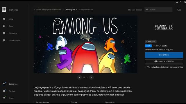 Epic Games Regala Among us!!! смотреть онлайн