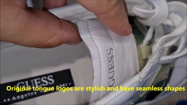 GUESS Sneakers Real Vs Fake Review. How To Spot Original Guess Shoes And Footwear