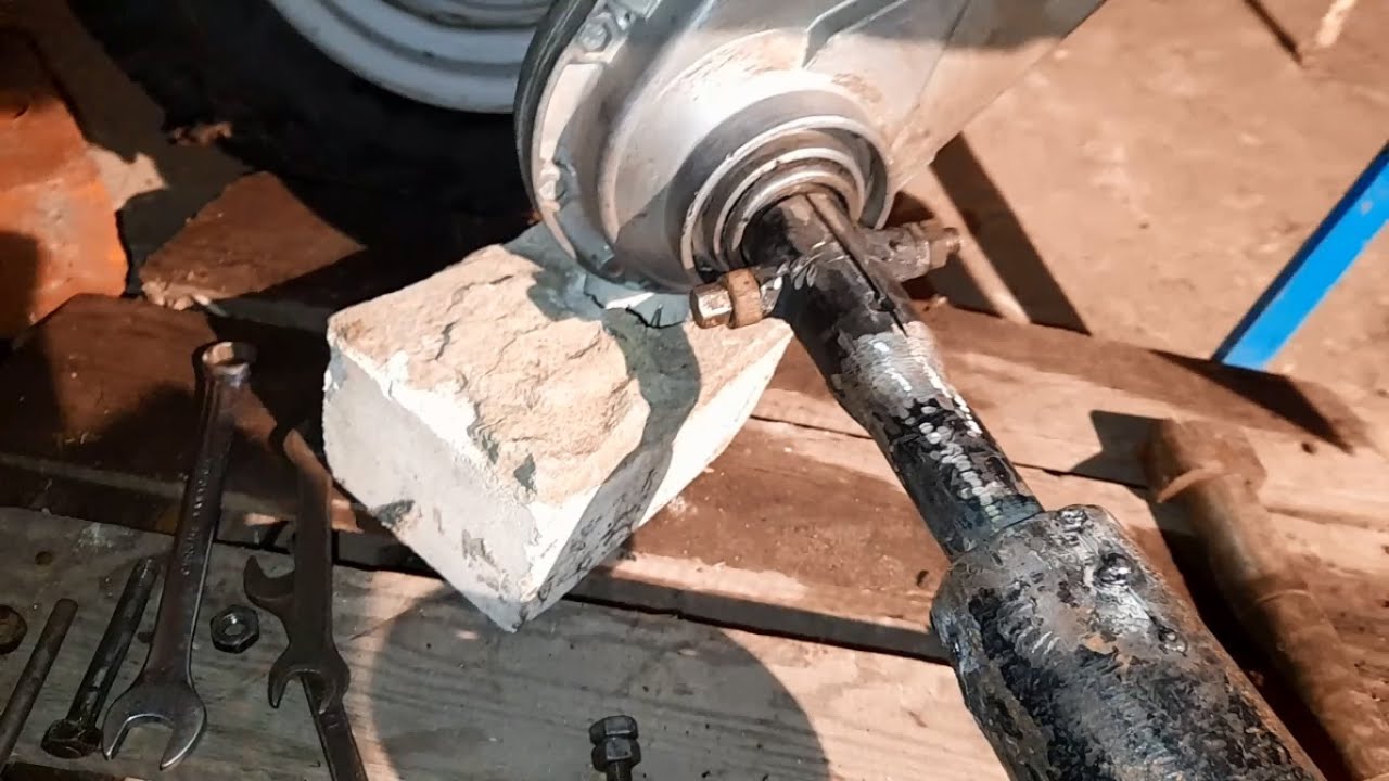 Второй способ ремонта удлинителей полуосей мотоблока Нева МБ 2