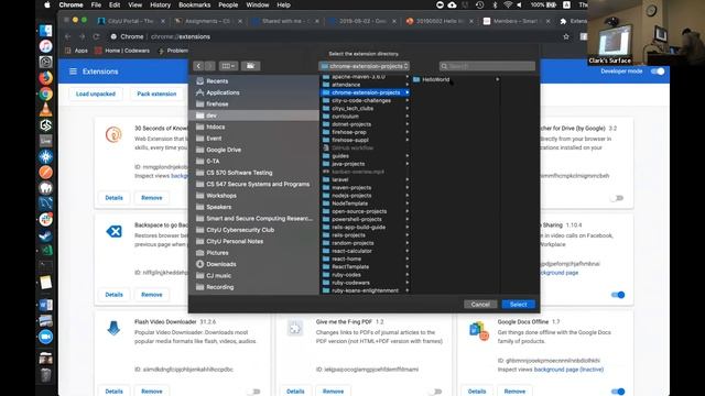 20190502 HelloWorld in Chrome Extensions with Clark Ngo смотреть онлайн