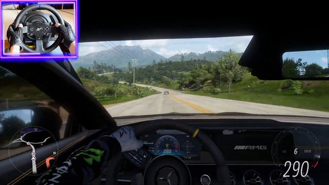 Mercedes-Benz AMG GT 4-Door Coupe - Forza Horizon 5 | Thrustmaster T300 RS Gameplay смотреть онлайн