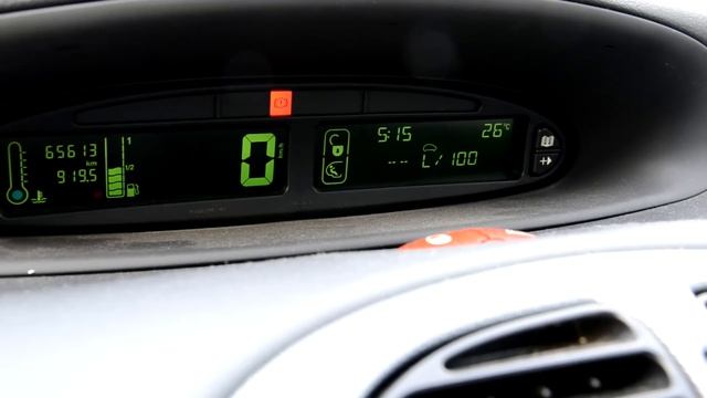 Citroen Xsara Picasso electronic dashboard and board computer HD смотреть онлайн