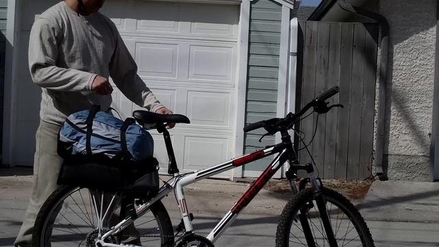 Backpack On Bike