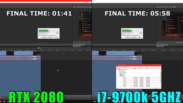 Sony Vegas 15: RTX 2080 vs 9700K 5GHz [ Test Render ] смотреть онлайн