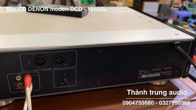 ĐẦU CD DENON DCD - 1650 GL LIMITED CAO CẤP MỚI KENG GIÁ 11 tr vnđ смотреть онлайн