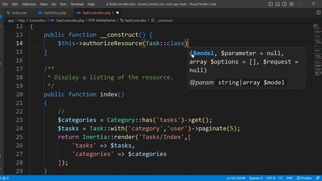Laravel 10 Inertia & Vue 3 CRUD Application -23- (Adding Policies) | Moroccan Darija смотреть онлайн