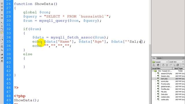 Tutorial 17: Display MySql data in HTML/PHP Page смотреть онлайн