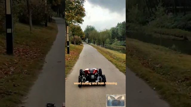 China made remote control tracked mower low price for sale, chinese best remote control brush cutte смотреть онлайн