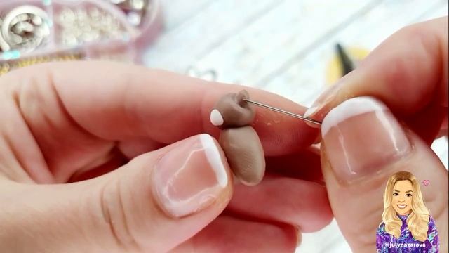 МК Самые Миниатюрные Медведи с Ноготок Своими Руками ЛЕПКА мастер-класс смотреть онлайн