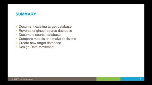 Consolidating Databases with ER/Studio Data Architect | IDERA смотреть онлайн