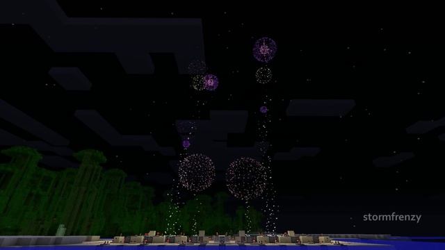Minecraft "Night Sky" epic firework show UNCUT смотреть онлайн