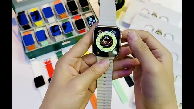 S8 ULTRA MINI Smart Watch Hands On pk S8 Ultra DT8 W68 HW8 ZD8 смотреть онлайн