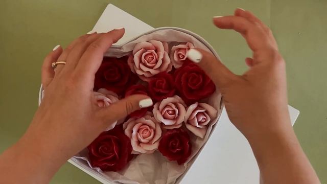 ЦВЕТОЧНАЯ КОРОБОЧКА  ЦВЕТЫ ИЗ МЫЛА  По мастер-классу Риты Дашкевич  Мой результат  мыловарение