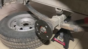 Ремонт ступицы на лодочном прицепе МЗСА 2019 года