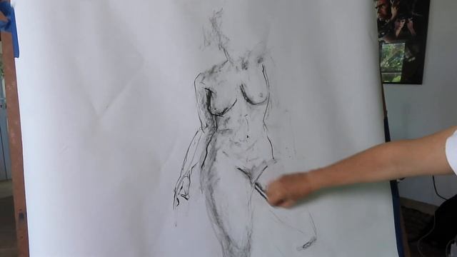 Large Scale Charcoal Drawing смотреть онлайн