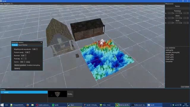 libGDX 3D scene editor with procedural terrain generation tool смотреть онлайн