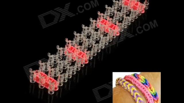 Набор для плетения браслетов из резинок rainbow loom bands в Чунском смотреть онлайн
