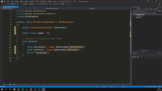 THIRD PERSON MOVEMENT in Unity смотреть онлайн