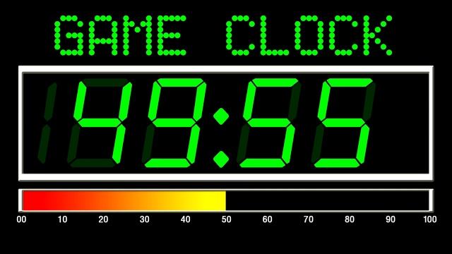 100 Seconds Countdown Digital Game Clock Version , Remix BBC Countdown , 50FPS смотреть онлайн