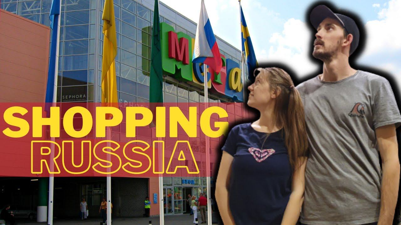 RUSSIAN SHOPPING MALL | Australians shopping in Russia | смотреть онлайн