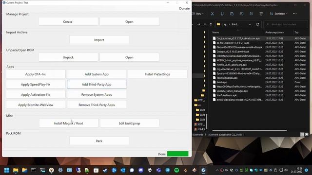 How to use PieKitchen for Android Carplayboxes (UX999/QM8888/APM888/APM988/CPC200) смотреть онлайн