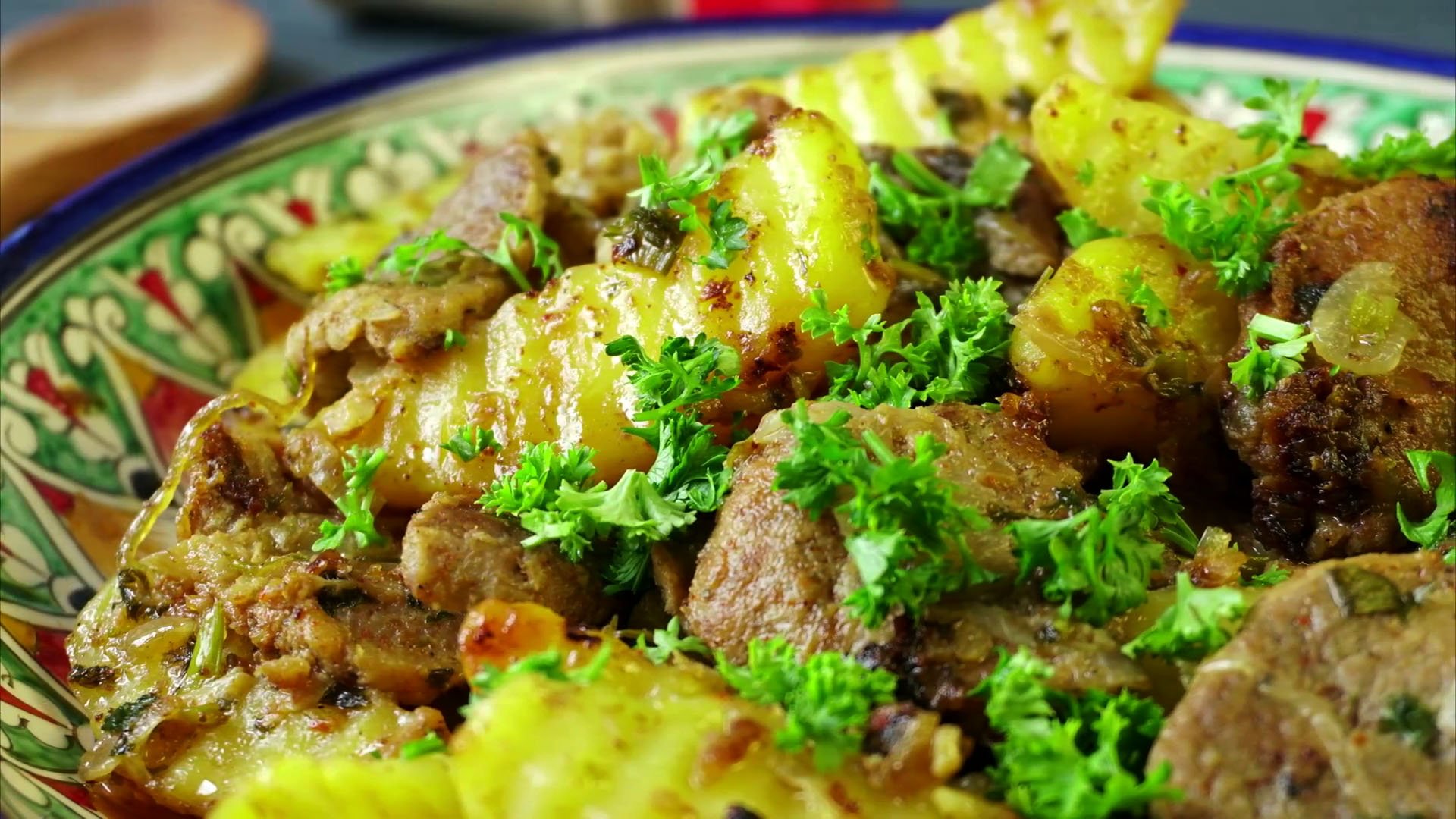 Картошка с мясом. Вкусный Семейный УЖИН.