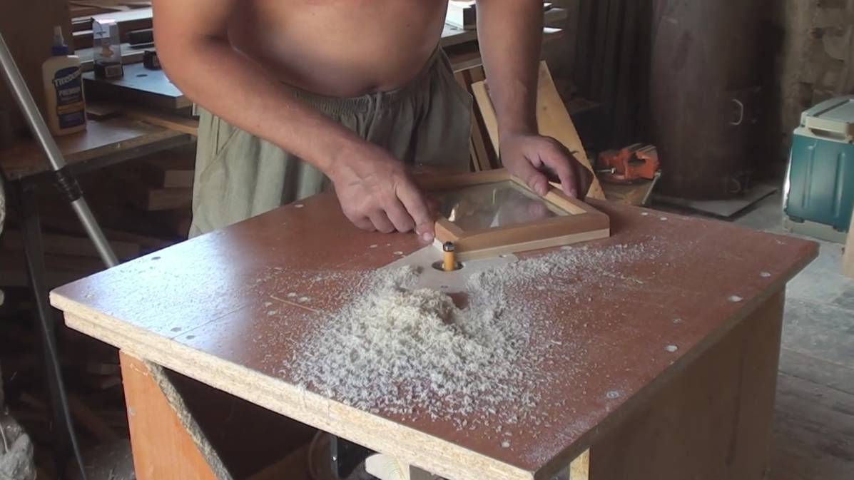 Рамка для зеркала из дерева своими руками смотреть онлайн