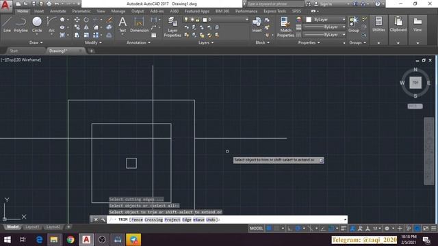 AUTOCAD 17-DARS. TRIM. смотреть онлайн