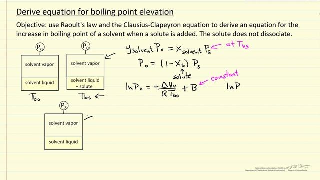Derive Equation for Boiling Point Elevation смотреть онлайн