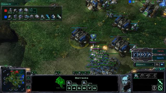 StarCraft 2 - SC486 - Top (T) vs Sjow (T) on Lost Temple смотреть онлайн