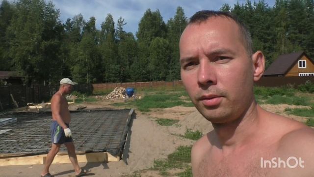 Установка пластикового кессона. Сварка с помощью экструдера. Плита под гараж. смотреть онлайн