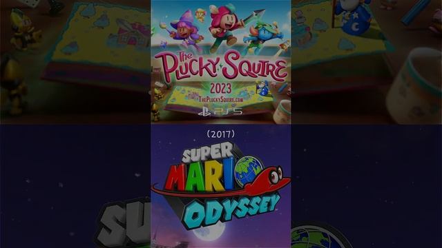 The Plucky Squire (2023) vs Mario Odyssey (2017) | Comparison смотреть онлайн