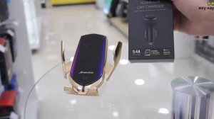 Автомобильный держатель для телефона с беспроводной зарядкой Smart Sensor R1