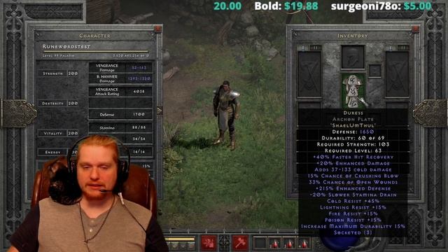 Diablo II Resurrected Rune Words - Duress (Shael Um Thul) смотреть онлайн