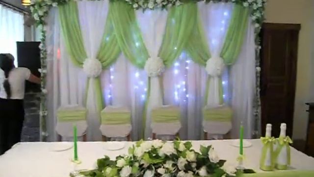 Оформление свадьбы в зеленом цвете, Минск, Ажур-Стиль смотреть онлайн