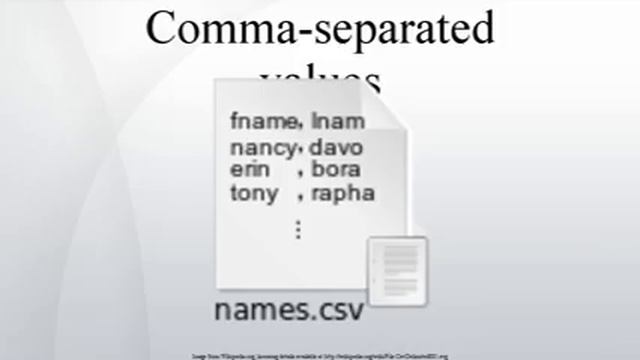 Comma-separated values смотреть онлайн