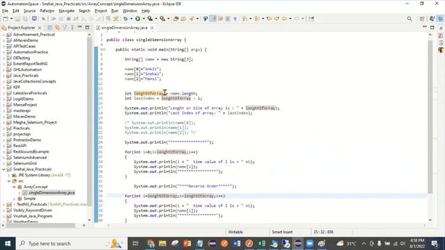 Java Basic - Part 2 (Array, For loop, If Else, Char String) by SLT Learning смотреть онлайн