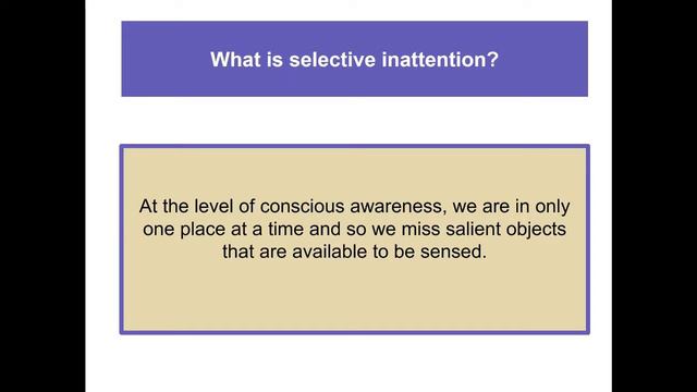 Module 16: Sensation & Perception