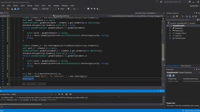 Check to intersect using ProtoGeometry.dll of Dynamo in Revit API смотреть онлайн