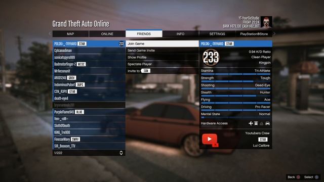 How to Join a Friends Game Session in GTA 5 Online or Invite to Game (Easy Method!) смотреть онлайн