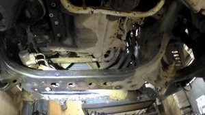 Тоета Прадо 120 v6 снятие поддона ДВС  не снимая мотора.описание ниже.