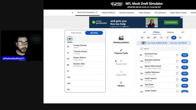 Full 7-Round 2024 Green Bay Packers Mock Draft! смотреть онлайн
