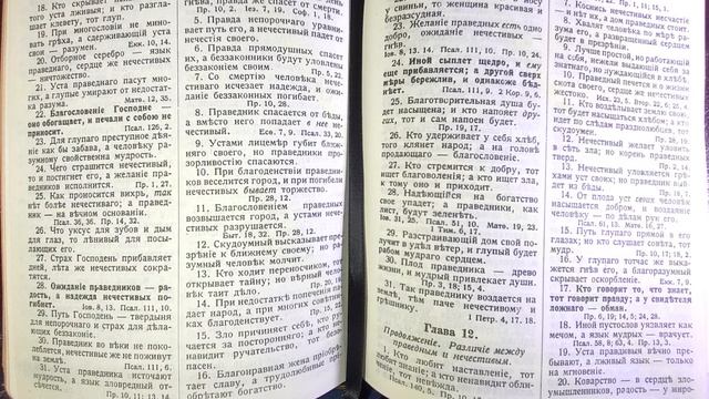 Чтение Библии ? Книга Притчей Соломоновых - Глава 12. смотреть онлайн
