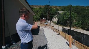 Благоустройство придомовой территории в частном доме | Отмостка | Крыльцо