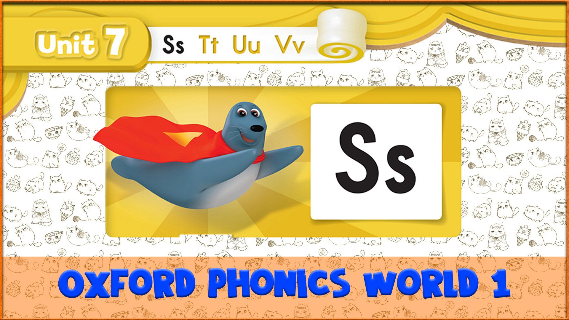 Letter | S | Oxford Phonics World 1 - The Alphabet. #28 смотреть онлайн
